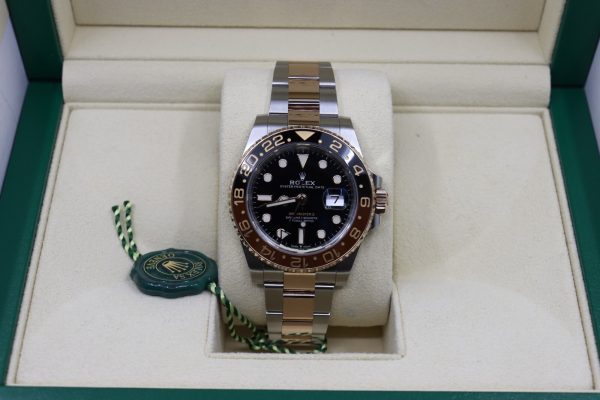 Rolex GMT-Master II 126711CHNR Root Beer Two-Tone Everose Box & Papers Year 2018 - Image 11