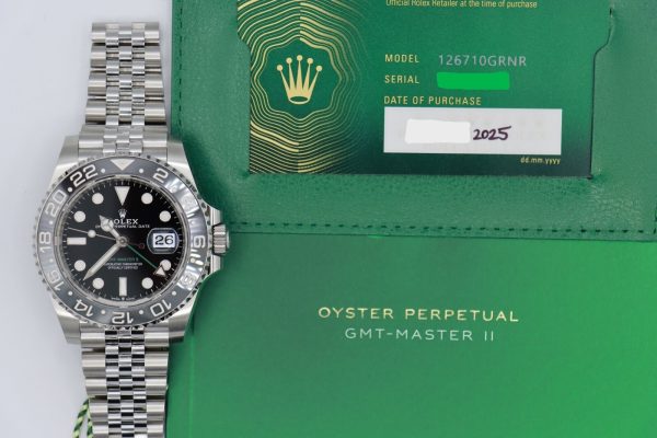 Rolex GMT-Master II 126710GRNR "Bruce Wayne"Jubilee Band UNWORN Year 2025 - Image 9