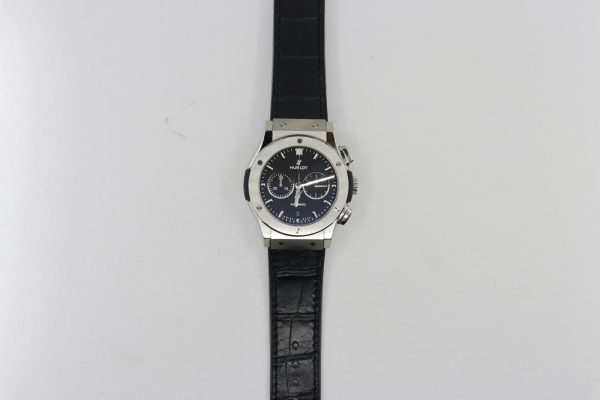 Hublot Classic Fusion Chronograph 541.NX.1171.LR Black Dial Leather Strap 2019 - Image 3