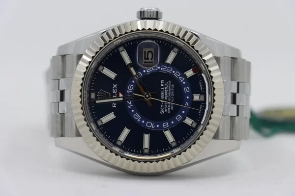 Rolex Sky-Dweller 326934 Blue Index Dial Jubilee Band Box & Papers Year 2024