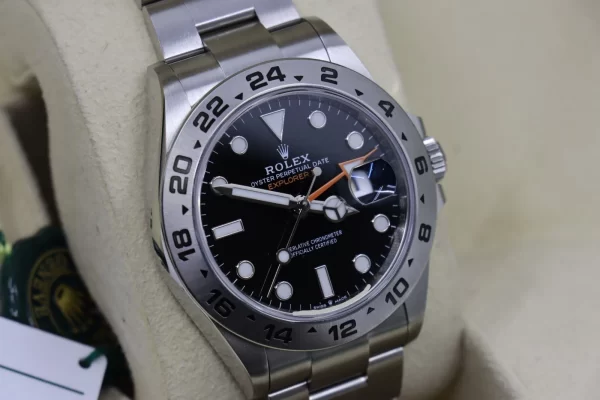 Rolex Explorer II 226570 Black Dial 42mm Oyster Band Box & Papers Year 2022 - Image 11