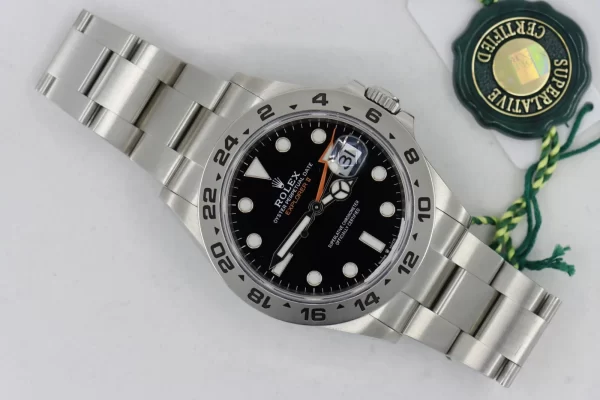 Rolex Explorer II 226570 Black Dial 42mm Oyster Band Box & Papers Year 2022 - Image 12