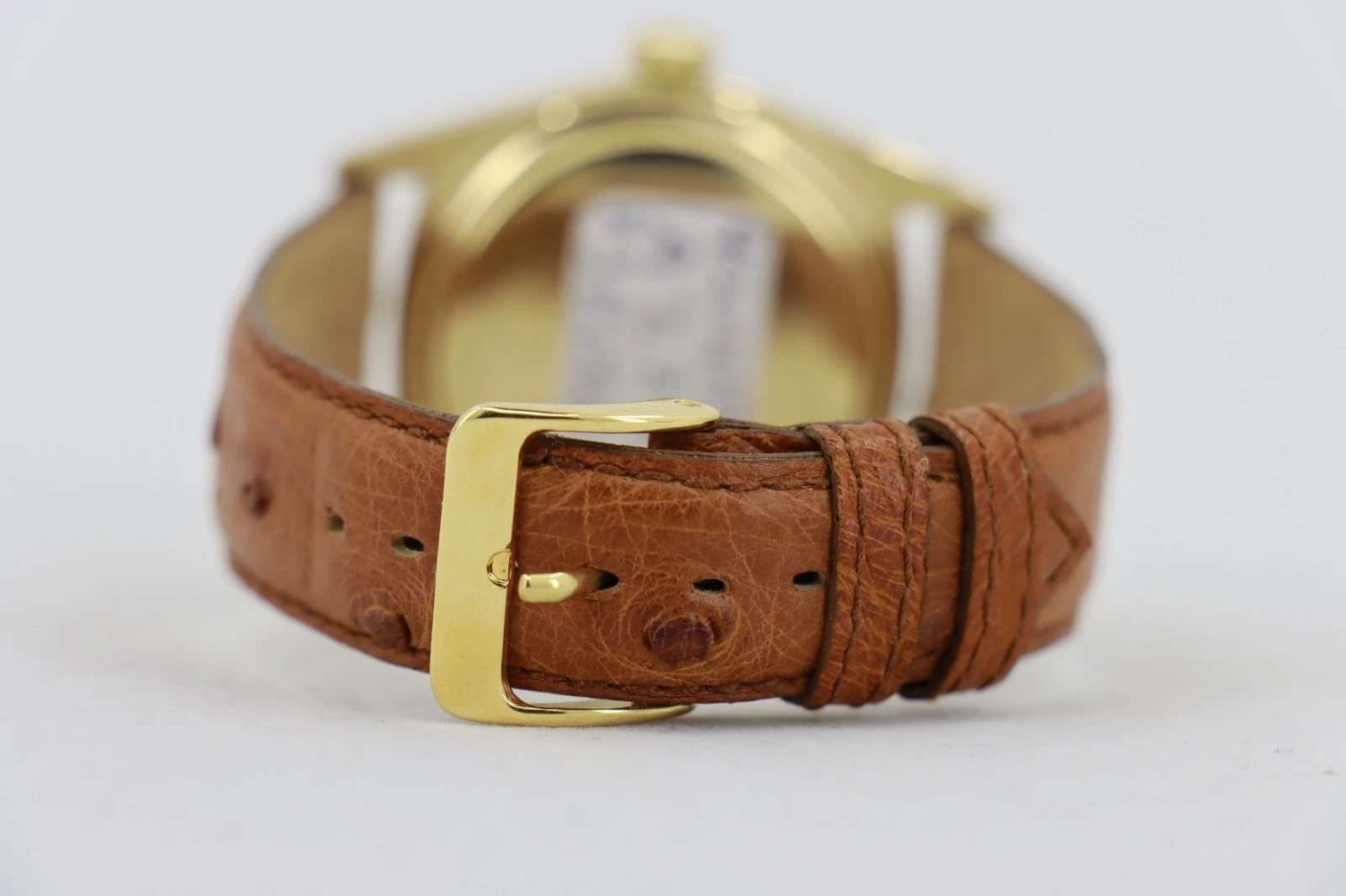 Rolex Datejust 1601/8 Tiger Eye Dial 18K Yellow Gold Leather Strap Circa 1976 - Image 11