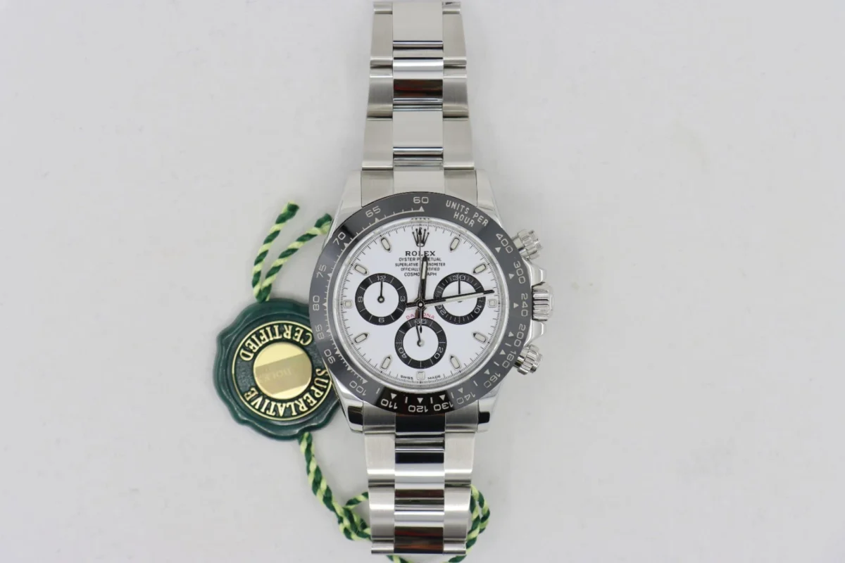 Rolex Daytona 116500LN Panda White Dial Ceramic Bezel Box & Papers Year 2016