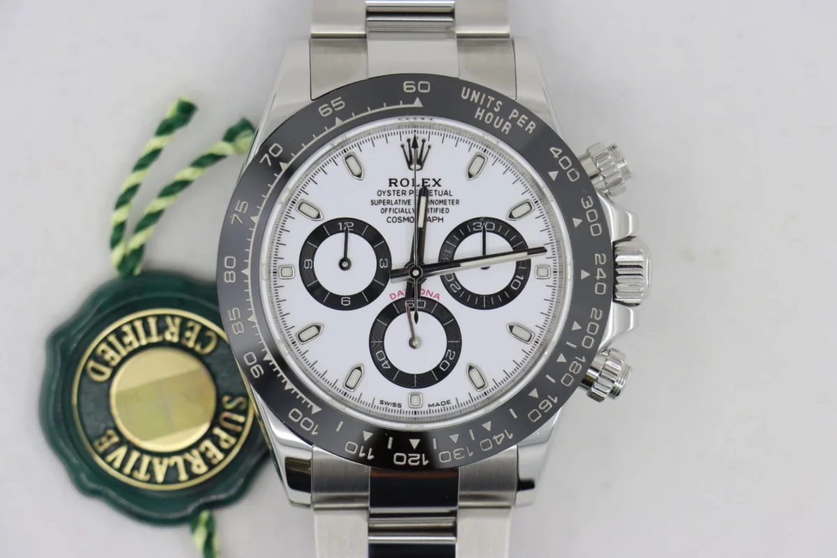 Rolex Daytona 116500LN Panda White Dial Ceramic Bezel Box & Papers Year 2016