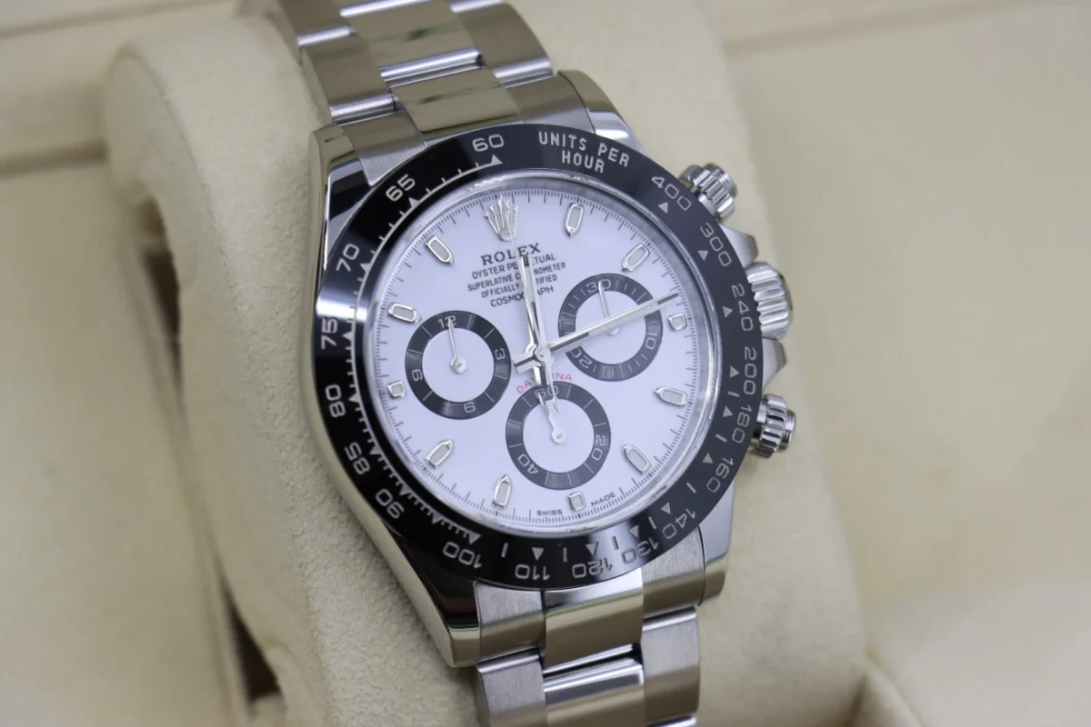 Rolex Daytona 116500LN Panda White Dial Ceramic Bezel Box & Papers Year 2016