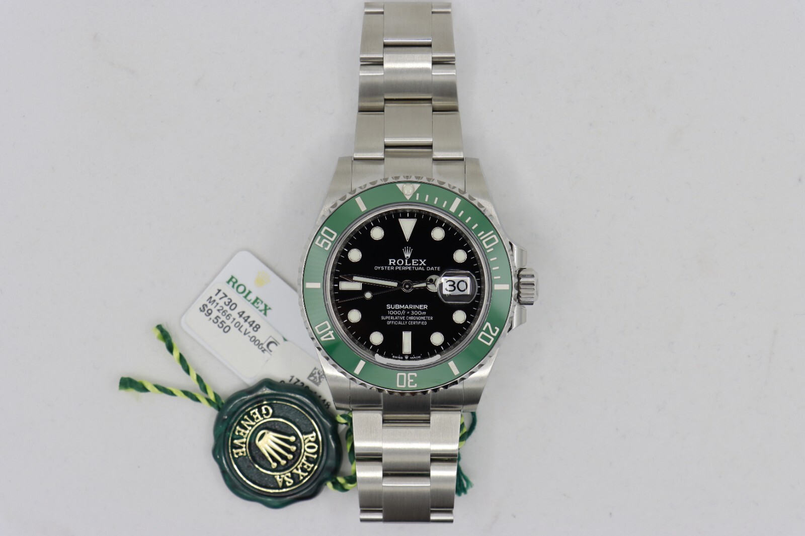 Rolex Submariner 126610LV Mark 1 Green Bezel Black Dial Box & Paper Year 2020 - Image 2