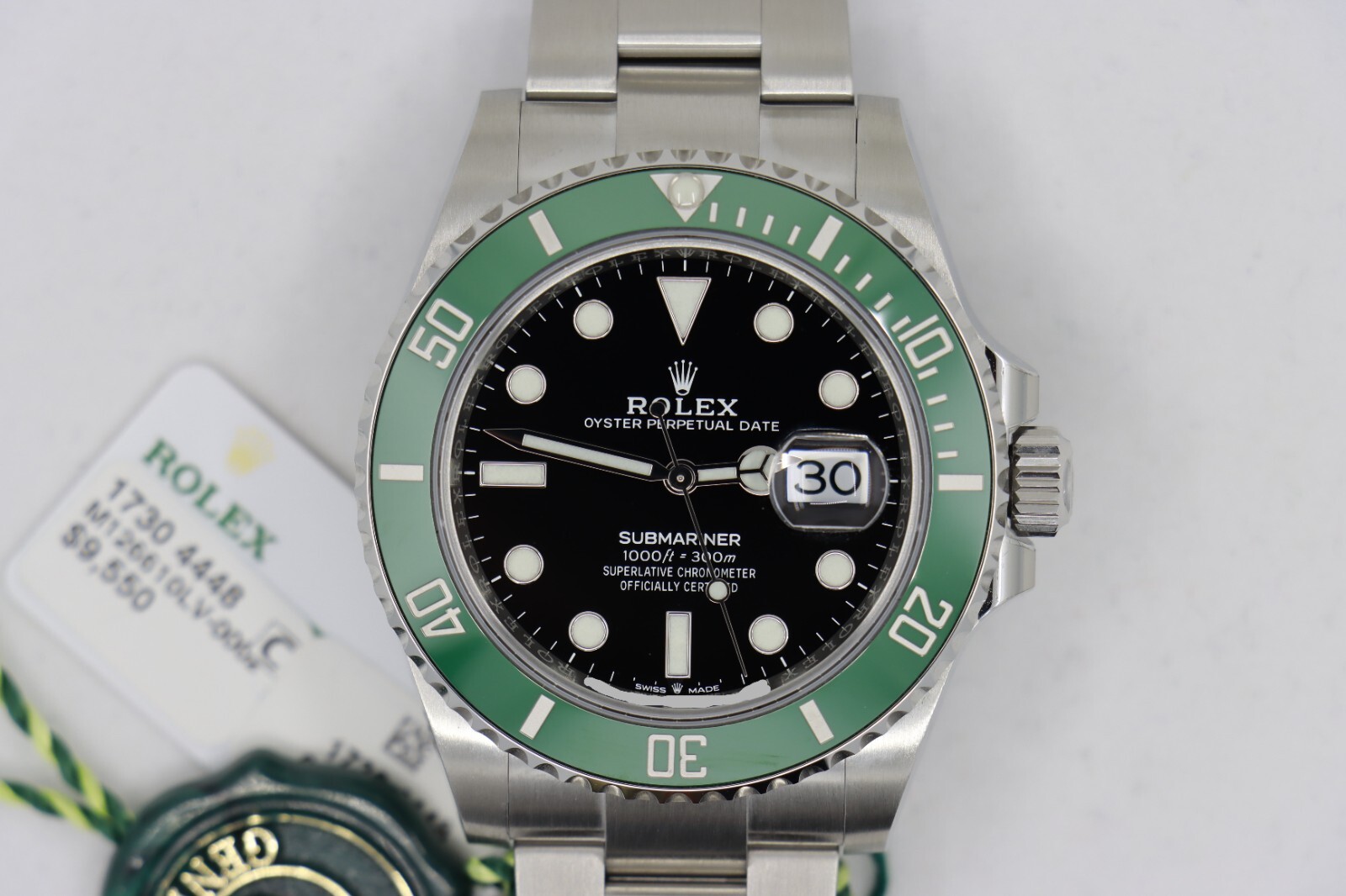 Rolex Submariner 126610LV Mark 1 Green Bezel Black Dial Box & Paper Year 2020