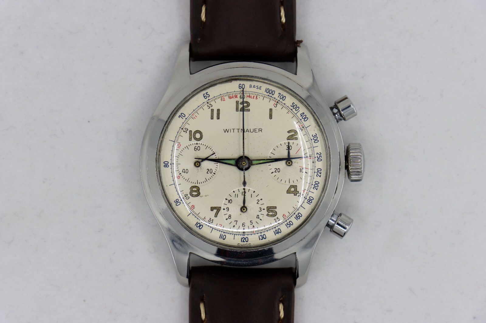 Vintage Wittnauer Chronograph 800 Triple Register Valjoux Cal. 72 Circa 1950's