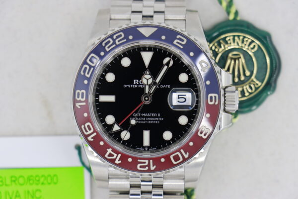Rolex GMT-Master II 126710BLRO Pepsi Blue & Red Ceramic Bezel Jubilee Band 40mm