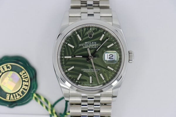 Rolex Datejust 36 126200 Palm Motif Dial
