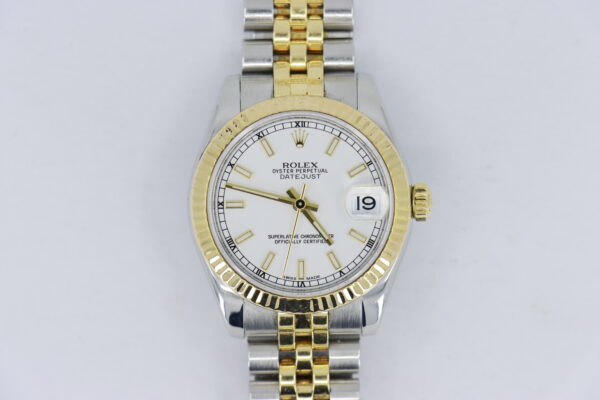 Rolex Datejust 178273 White Index Dial Jubilee Band