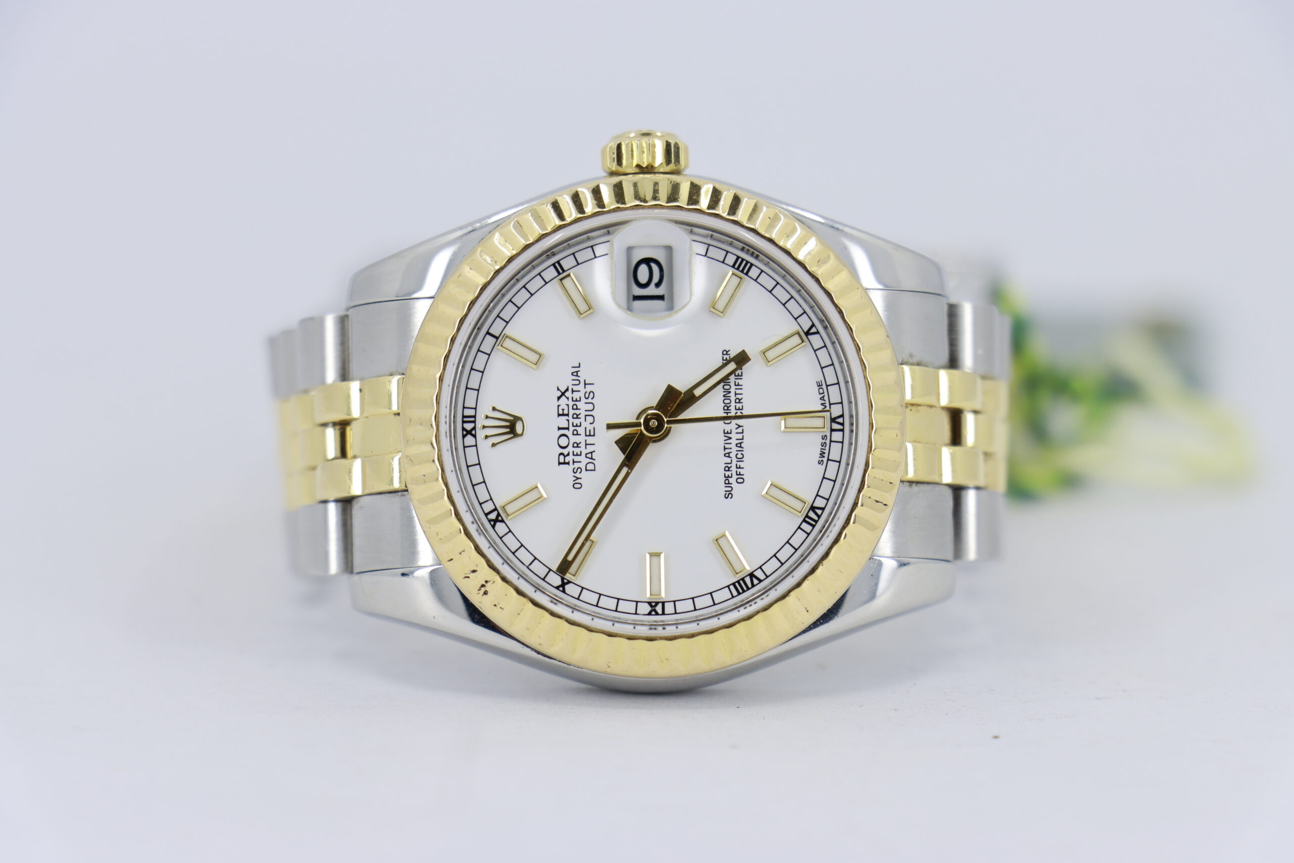 Rolex Datejust 178273 White Index Dial Jubilee Band
