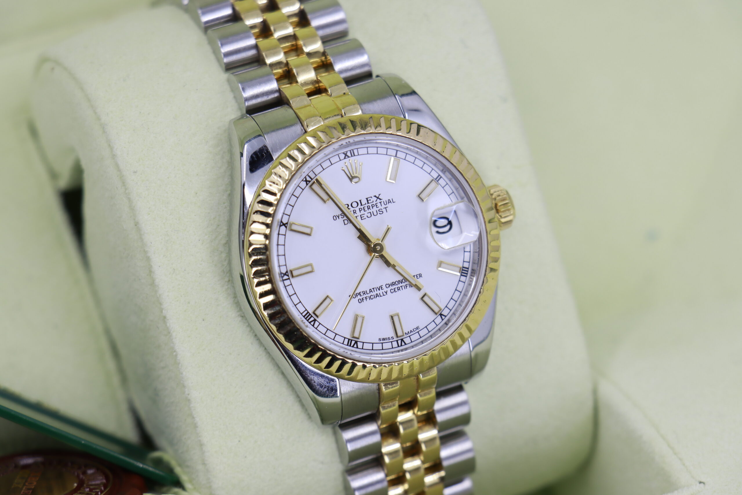 Rolex Datejust 178273 White Index Dial Jubilee Band