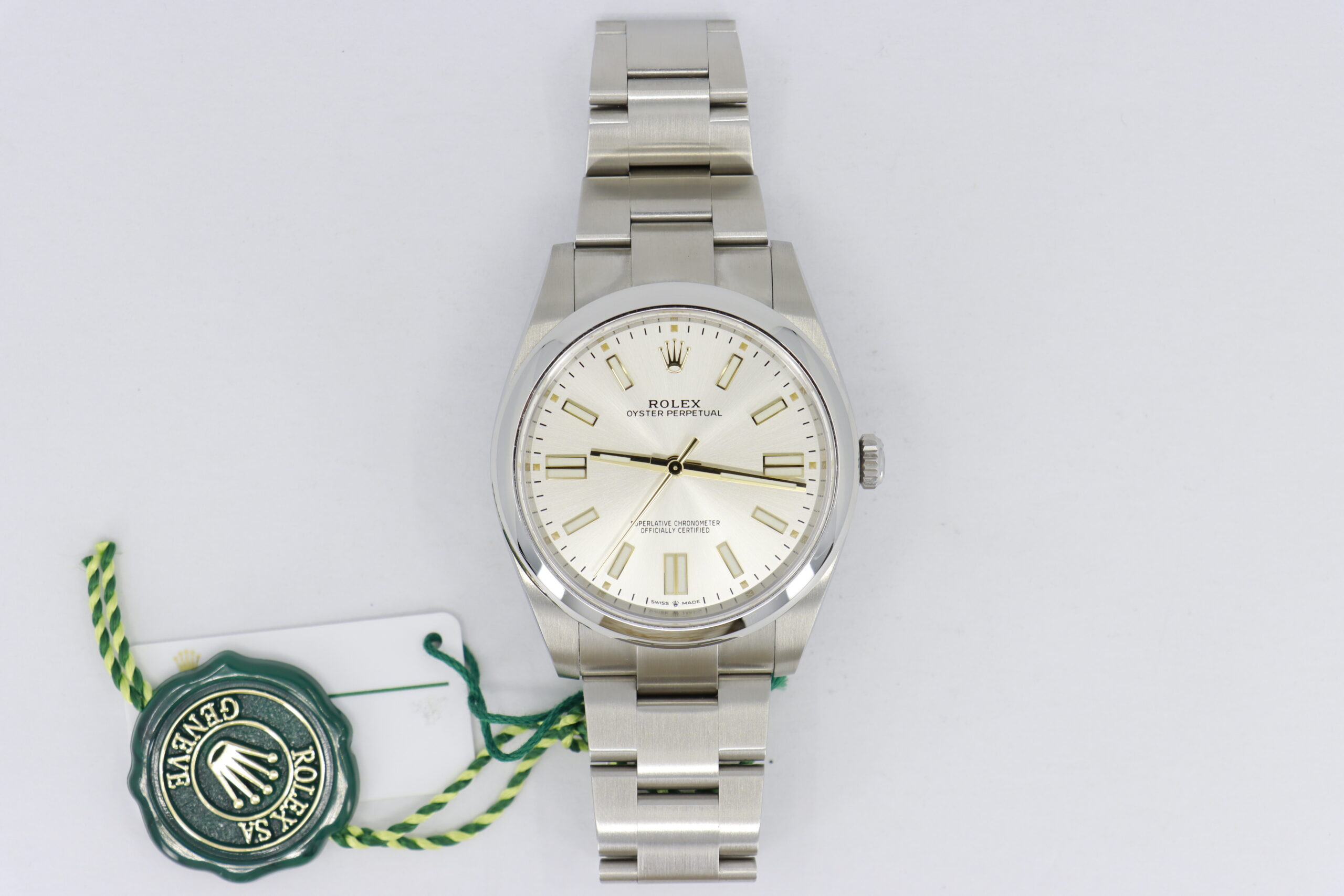 Rolex Oyster Perpetual 124300 41mm Silver Dial