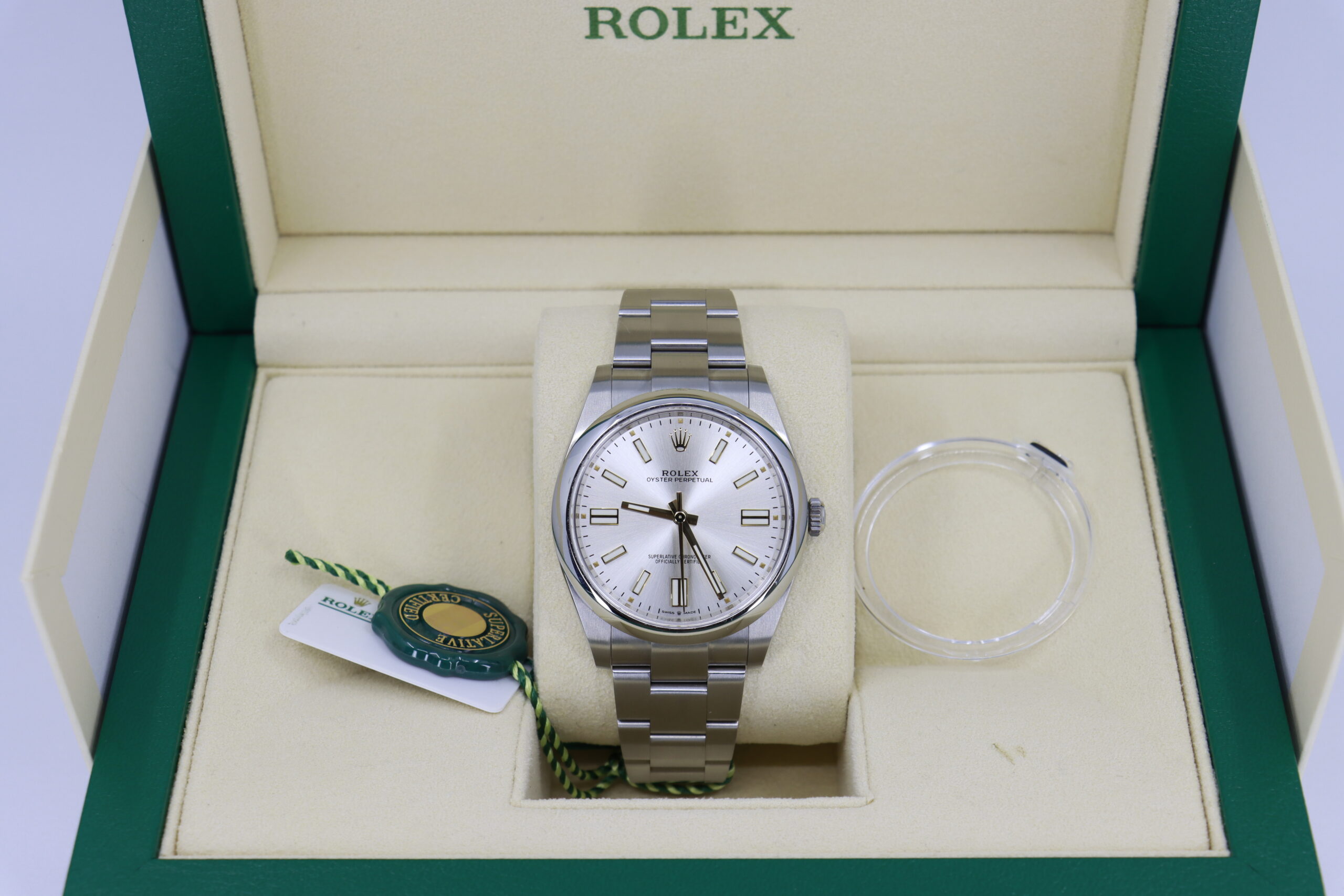 Rolex Oyster Perpetual 124300 41mm Silver Dial