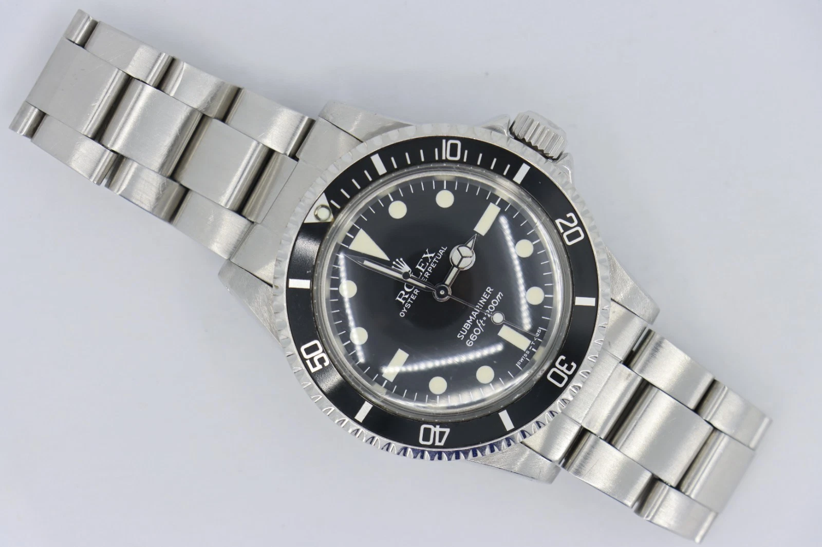 Rolex Submariner 5513 No Date Matte Black Dial & Bezel Circa 1983 - Image 3